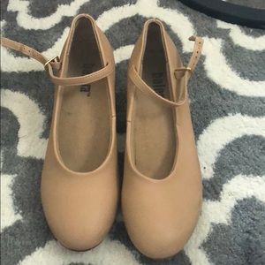 tan high heel character/show choir shoes